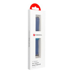 Pasek do Mi Band 8 Xiaomi Forcell F-Design FX5 sprzączka włókno poliestrowe granatowy