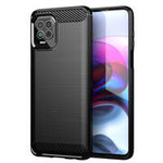 Carbon Case flexibilní pouzdro kryt Motorola Moto G100 / Edge S černý