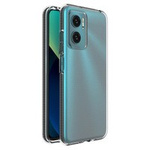 Pružinový Case gelový kryt pouzdro s barevným rámečkem pro Xiaomi Redmi 10 černý