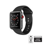 Řemínek Crong Liquid Band Apple Hodinky 38 40 mm černé