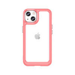Pouzdro Outer Space Case pro iPhone 13 pevný kryt s gelovým rámečkem červený