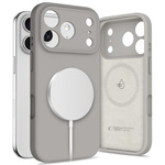 ETUI TECH-PROTECT IPHONE 17 PRO MAX SILICONE MAGSAFE STONE GREY
