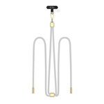 TECH-PROTECT C2S ROPE CROSSBODY STRAP CRAYON GREY/GOLD