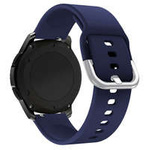 Silikonový řemínek pro chytré hodinky TYS univerzální 22mm tmavě modrý