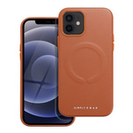 Futerał Roar Leather Mag Case kompatybilny z MagSafe - do iPhone 12 Brązowy