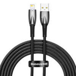 Baseus Glimmer Series kabel s rychlým nabíjením USB-C - Lightning 480Mbps 2,4A 2m černá
