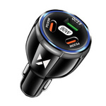 Wozinsky WCCCA nabíječka do auta 2x USB-C 1x USB-A 90W PD QC - černá