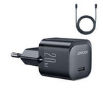 Mini USB C nabíječka 20W PD s USB C kabelem - Lightning Joyroom JR-TCF02 | Černá