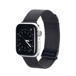 Dux Ducis magnetický řemínek k Watch 7 7/6/5/4/3/2 / SE (45/44 / 42 mm) magnetický řemínek černý (milánská verze)
