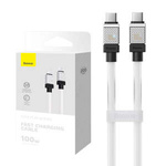 Cable USB-C to USB-C Baseus Cafule, 100W, 1m (black)