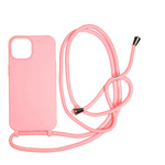 Mobile Origin Lanyard Case, pink - iPhone 15