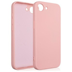 Etui Beline Silicone iPhone 16e          różowo-złoty/rose gold