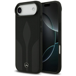 Etui Mercedes Leather The Move MagSafe   do iPhone 17 Air czarny
