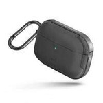 UNIQ obal Valencia AirPods Pro šedá/gunmetalová šedá Antimikrobiální provedení