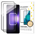 Wozinsky Full Glue Tempered Glass 2x Tempered Glass pro Realme GT Neo 5 / Realme GT3 9H celoobrazovková ochranná fólie s černým rámem