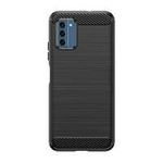 Carbon Case silikonové pouzdro pro Nokia C300 - černé
