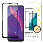 Wozinsky super odolné tvrzené sklo Full Glue na celou obrazovku s rámečkem Case Friendly TCL 306 černé