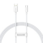 Baseus Superior Series kabel SUPERVOOC USB-A na USB-C 65W 1m bílá