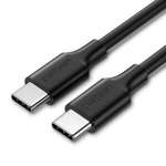 Poniklovaný kabel USB-C UGREEN 0,5 m (černý)