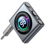 Joyroom Bluetooth AUX vysílač (vysílač / přijímač) do auta, TV šedá (JR-CB2)