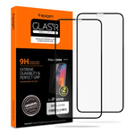 Tvrzené sklo SPIGEN iPhone 11 Pro X / Xs Glass Fc 2-pack Black