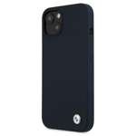 BMW Apple iPhone 13 Mini silikonové Signature Pouzdro Navy Blue Hardcase
