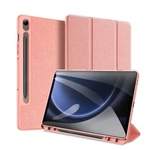 Dux Ducis Domo pouzdro z eko kůže se stojánkem pro Samsung Tab S9 FE+ - růžové