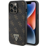 Etui Guess GUHCP13LPG4GPK iPhone 13 Pro / 13 6.1" czarny/black hardcase 4G Triangle Metal Logo Case