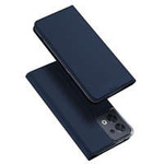 Dux Ducis Skin Pro obal Oppo Reno 8 flip cover card wallet stand blue