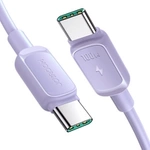 USB C – USB C kabel 100W 1,2m Joyroom S-CC100A14 – fialový