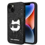Karl Lagerfeld KLHCP14MG2CPK iPhone 14 Plus 6,7" black/black hardcase Glitter Choupette Patch