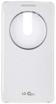 Pouzdro LG G3S Quick Window Case CCF-490G Originální bílé pouzdro
