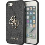 Obal Guess GUHCI84GMGGR iPhone 7/8/SE 2020/ 2022 grey/grey hardcase 4G Big Metal Logo Case