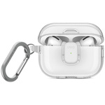 Etui UNIQ AirPods Pro 2 Glase Pro Lock Case Przezroczysty