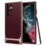Pouzdro Spigen Samsung Galaxy S22 Ultra Neo Hybrid Maroon Case