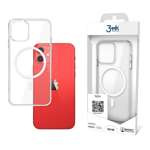 Pouzdro 3mk Apple iPhone 12 Mini Clear MagCase