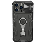 Etui Nillkin CamShield Armor Pro Magnetic Case etui iPhone 14 Pro Max magnetyczny pokrowiec MagSafe z osłoną na aparat czarne
