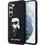 Obal Karl Lagerfeld KLHCS23MSAKLHKPK S23 Plus S916 hardcase black/black Saffiano Monogram Ikonik Case