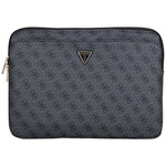 Torba Guess Sleeve 14" 4G Zipper Pocket  Triangle Logo czarny