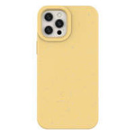 Eco Case pouzdro na iPhone 12 Pro silikonový kryt pouzdra na telefon žlutý