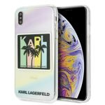 Pouzdro KARL LAGERFELD Apple iPhone Xs Max California Dreams Multicolour Case