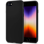 Pouzdro SPIGEN Liquid Crystal Apple iPhone 7 8 SE 2020 Matné černé pouzdro
