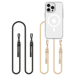 Etui TECH-PROTECT FLEXAIR CHAIN MAGSAFE IPHONE 16 PRO MAX BLACK & TAUPE