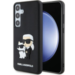 Etui Karl Lagerfeld KLHCS24S3DRKCNK Samsung Galaxy S24 S921 czarny/black hardcase 3D Rubber Karl&Choupette Case
