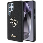 Etui Guess Fixed Glitter Big 4G Metal     Logo do Samsung Galaxy S25 Ultra czarny