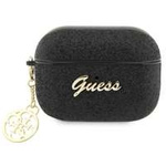 Obal Guess GUAP2GLGSHK Kryt AirPods Pro 2 černý/černý Glitter Flake 4G Charm Case