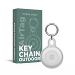 Mobile Origin AirTag Outdoor KeyChain, white