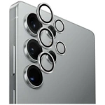 Szkło na obiektyw aparatu UNIQ Optix Aluminium Camera Lens do Samsung Galaxy S25 Ultra srebrny