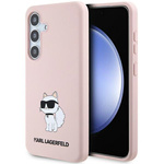Etui Karl Lagerfeld KLHCS24MSNCHBCP S24+ S926 hardcase różowy/pink Silicone Choupette Case