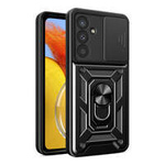 Pouzdro Hybrid Armor Camshield pro Samsung M14 s krytem fotoaparátu - černé